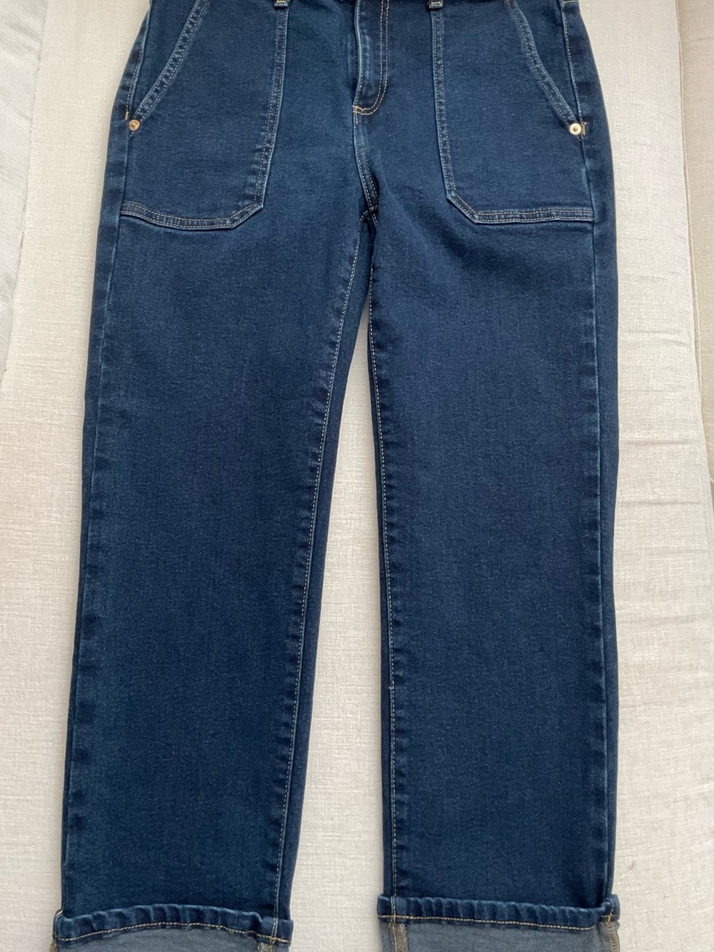 Michael Kors Dark Wash Denim Women’s Jeans - Picture 3 of 8